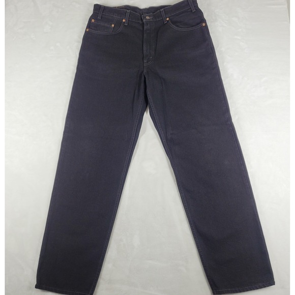Levi's Other - Vintage Levi's 550 Jeans Men's 36x32 Black Denim Straight Leg Relaxed Fit‎ USA